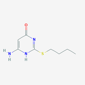 molecular formula C8H13N3OS B187506 6-Amino-2-(butylthio)pyrimidin-4-ol CAS No. 57939-39-6