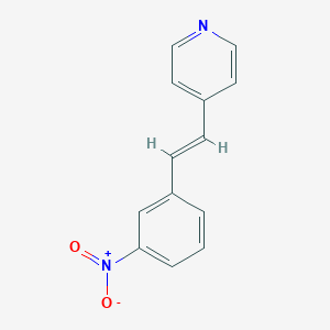 molecular formula C13H10N2O2 B187525 4-(3-Nitrostyryl)pyridine CAS No. 46837-95-0
