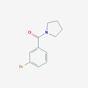 molecular formula C11H12BrNO B187526 (3-Bromobenzoyl)pyrrolidine CAS No. 346721-91-3