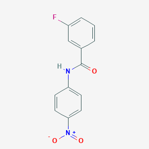 molecular formula C13H9FN2O3 B187533 3-fluoro-N-(4-nitrophenyl)benzamide CAS No. 347-62-6
