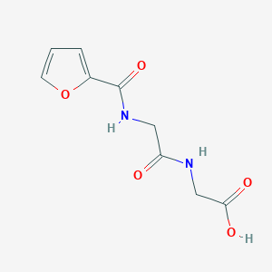 molecular formula C9H10N2O5 B187542 {2-[(Furan-2-carbonyl)-amino]-acetylamino}-acetic acid CAS No. 313260-20-7