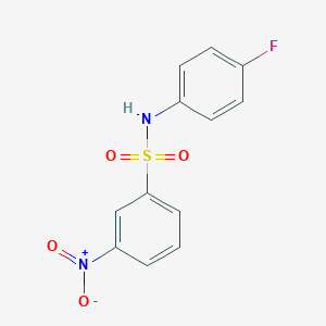 B187553 N-(4-fluorophenyl)-3-nitrobenzenesulfonamide CAS No. 1545-95-5