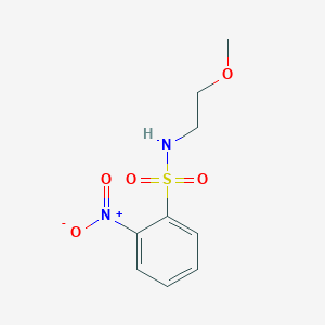 B187556 N-(2-methoxyethyl)-2-nitrobenzenesulfonamide CAS No. 89840-62-0