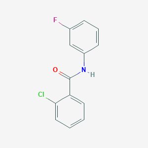 B187569 2-chloro-N-(3-fluorophenyl)benzamide CAS No. 64922-35-6