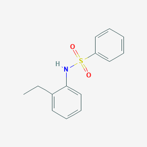 molecular formula C14H15NO2S B187580 N-(2-乙基苯基)苯磺酰胺 CAS No. 84416-67-1
