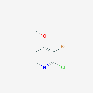 B187581 3-Bromo-2-chloro-4-methoxypyridine CAS No. 144584-29-2