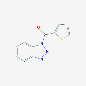 molecular formula C11H7N3OS B187584 1-(2-噻吩基羰基)-1H-苯并三唑 CAS No. 301164-69-2
