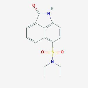 molecular formula C15H16N2O3S B187585 N,N-diethyl-2-oxo-1,2-dihydrobenzo[cd]indole-6-sulfonamide CAS No. 53257-02-6