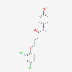 molecular formula C17H17Cl2NO3 B187587 4-(2,4-dichlorophenoxy)-N-(4-methoxyphenyl)butanamide CAS No. 5271-47-6
