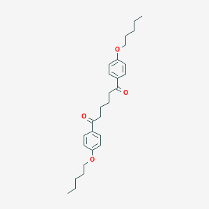 B187593 1,6-Hexanedione, 1,6-bis[4-(pentyloxy)phenyl]- CAS No. 88167-08-2
