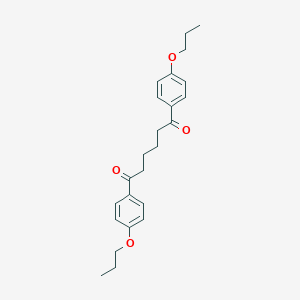 B187594 1,6-Bis(4-propoxyphenyl)hexane-1,6-dione CAS No. 88167-06-0