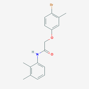 B187597 2-(4-bromo-3-methylphenoxy)-N-(2,3-dimethylphenyl)acetamide CAS No. 5332-64-9