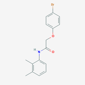 molecular formula C16H16BrNO2 B187599 2-(4-bromophenoxy)-N-(2,3-dimethylphenyl)acetamide CAS No. 331270-99-6