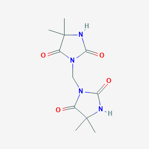 molecular formula C11H16N4O4 B187605 3,3'-Methylenebis(5,5-dimethylimidazolidine-2,4-dione) CAS No. 3040-97-9