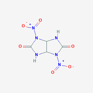 molecular formula C4H4N6O6 B187610 二硝基乙内酰脲 CAS No. 55510-04-8