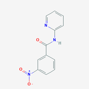 molecular formula C12H9N3O3 B187611 3-nitro-N-pyridin-2-ylbenzamide CAS No. 85367-01-7