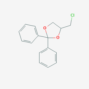 molecular formula C16H15ClO2 B187613 4-(Chloromethyl)-2,2-diphenyl-1,3-dioxolane CAS No. 22195-38-6