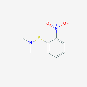 molecular formula C8H10N2O2S B187618 Benzenesulfenamide, N,N-dimethyl-2-nitro- CAS No. 24398-41-2