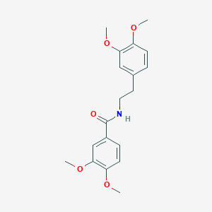molecular formula C19H23NO5 B187623 N-[2-(3,4-Dimethoxyphenyl)ethyl]-3,4-dimethoxybenzamide CAS No. 102011-15-4