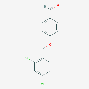 molecular formula C14H10Cl2O2 B187626 4-[(2,4-Dichlorophenyl)methoxy]benzaldehyde CAS No. 70627-17-7