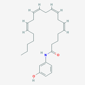 molecular formula C26H37NO2 B187630 N-(3-羟基苯基)-花生四烯酰胺 CAS No. 183718-75-4