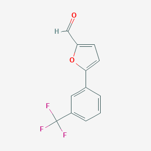 molecular formula C12H7F3O2 B187638 5-[3-(Trifluoromethyl)phenyl]-2-furaldehyde CAS No. 52130-30-0
