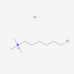 molecular formula C9H21Br2N B018765 （6-溴己基）三甲基溴化铵 CAS No. 32765-81-4
