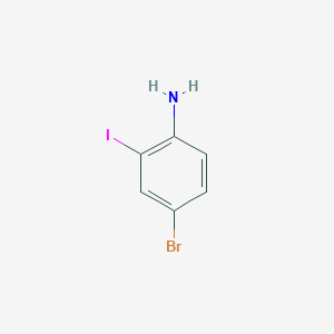 molecular formula C6H5BrIN B187669 4-Bromo-2-iodoaniline CAS No. 66416-72-6