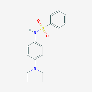 molecular formula C16H20N2O2S B187671 N-[4-(diethylamino)phenyl]benzenesulfonamide CAS No. 19770-75-3