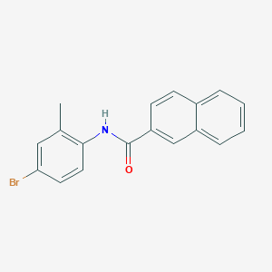 molecular formula C18H14BrNO B187677 N-(4-bromo-2-methylphenyl)-2-naphthamide CAS No. 429627-41-8