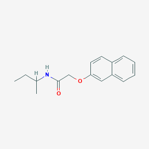 B187682 N-Butan-2-YL-2-naphthalen-2-yloxy-acetamide CAS No. 6137-46-8