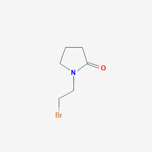 B187686 1-(2-Bromoethyl)pyrrolidin-2-one CAS No. 117018-99-2