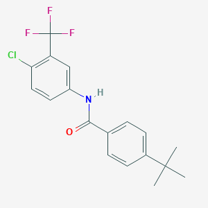 B187689 4-tert-butyl-N-[4-chloro-3-(trifluoromethyl)phenyl]benzamide CAS No. 56709-19-4