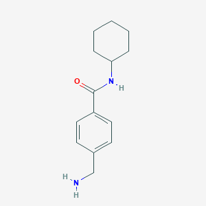 B187703 4-(Aminomethyl)-N-cyclohexylbenzamide CAS No. 172735-66-9