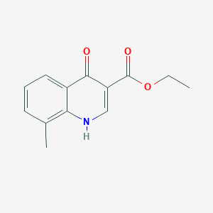 molecular formula C13H13NO3 B187721 8-甲基-4-氧代-1,4-二氢喹啉-3-羧酸乙酯 CAS No. 77156-75-3