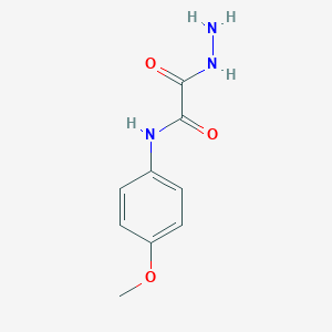 molecular formula C9H11N3O3 B187722 2-hydrazino-N-(4-methoxyphenyl)-2-oxoacetamide CAS No. 20580-47-6