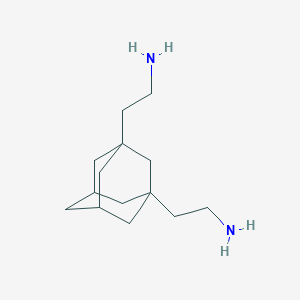 B187726 2,2'-(Adamantane-1,3-diyl)diethanamine CAS No. 51545-05-2