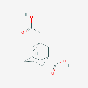 B187728 3-(Carboxymethyl)adamantane-1-carboxylic acid CAS No. 56531-58-9