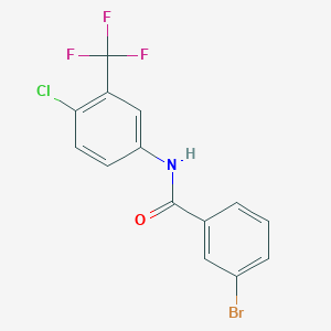 B187730 3-bromo-N-[4-chloro-3-(trifluoromethyl)phenyl]benzamide CAS No. 56661-35-9