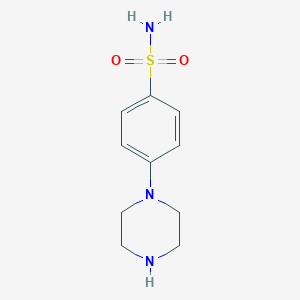 molecular formula C10H15N3O2S B187734 4-哌嗪-1-基苯磺酰胺 CAS No. 170856-87-8