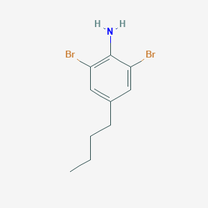 molecular formula C10H13Br2N B187755 2,6-二溴-4-丁基苯胺 CAS No. 10546-66-4