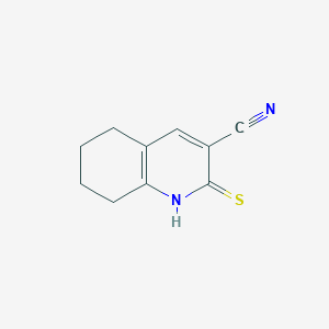 molecular formula C10H10N2S B187767 2-巯基-5,6,7,8-四氢喹啉-3-腈 CAS No. 112629-69-3
