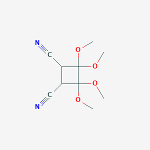 B187793 3,3,4,4-Tetramethoxycyclobutane-1,2-dicarbonitrile CAS No. 88460-06-4