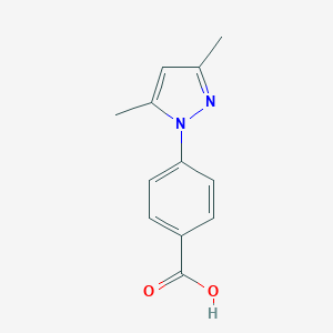 molecular formula C12H12N2O2 B187809 4-(3,5-二甲基-1H-吡唑-1-基)苯甲酸 CAS No. 81282-82-8