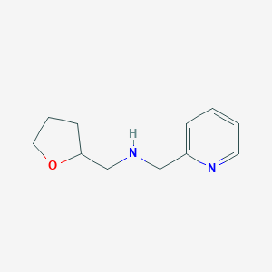 molecular formula C11H16N2O B187823 吡啶-2-基甲基-(四氢呋喃-2-基甲基)-胺 CAS No. 202199-02-8
