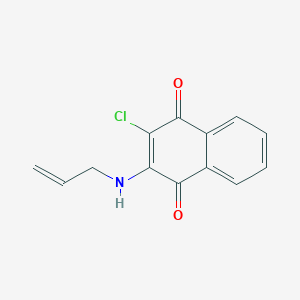 molecular formula C13H10ClNO2 B187838 2-(烯丙氨基)-3-氯萘醌 CAS No. 6292-12-2
