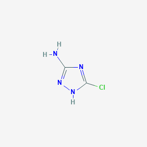 B187843 5-chloro-1H-1,2,4-triazol-3-amine CAS No. 130631-49-1
