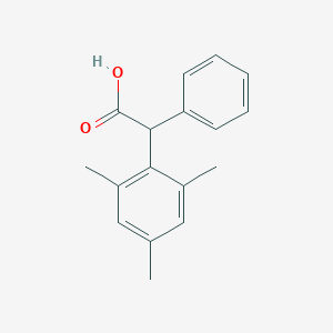 B187847 2-Phenyl-2-(2,4,6-trimethylphenyl)acetic acid CAS No. 3901-04-0
