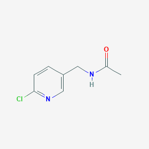 molecular formula C8H9ClN2O B187848 N-[(6-氯吡啶-3-基)甲基]乙酰胺 CAS No. 175424-74-5