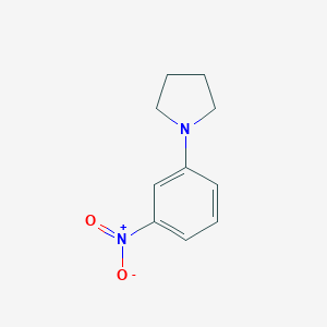 molecular formula C10H12N2O2 B187855 1-(3-硝基苯基)吡咯烷 CAS No. 132993-20-5